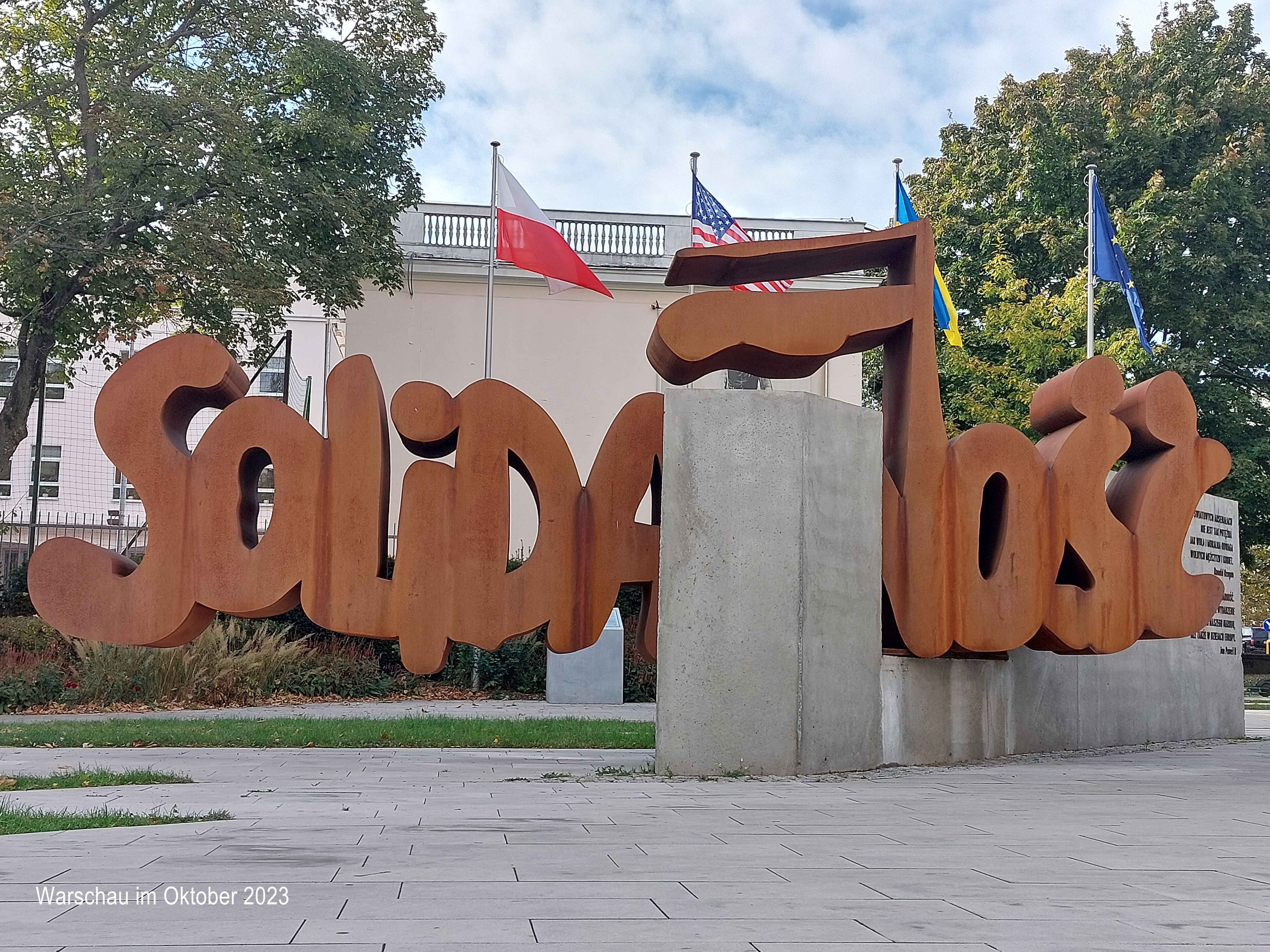 Solidarność-Denkmal in Warschau