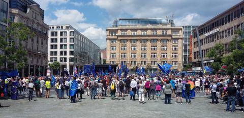 Europatag am Roßmarkt in Frankfurt am Main